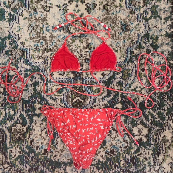 W.I.A collections red wrap bikini - Picture 6 of 11